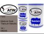 Preview: Ford, Medium Dark Titanium Metallic, YK / M6282: 500ml Lackdose + 500ml Klarlack + 250ml Härter - Set, von ATW Autoteile West.